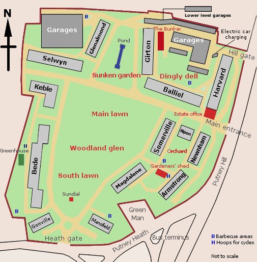 Manor Fields estate map